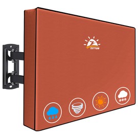 Zettum Outdoor TV Cover 32 Inch - 600D TV Cover Waterproof & Weatherproof for 28 to 32 Inch Outdoor TV, Heavy Duty TV Enclosure Protector for Outside Flat Screen TV (Size: 30"L x 6"D x 20"H)