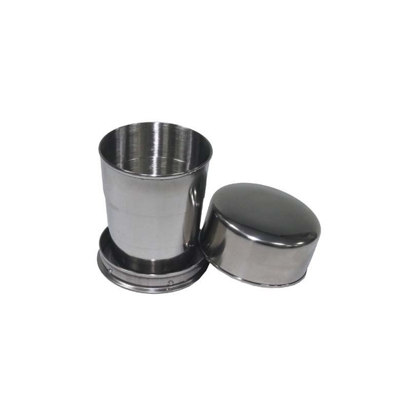 MFH Stainless Steel Telescopic Drinking Cup 150ML