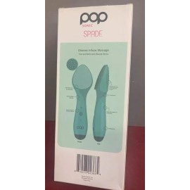 PopSonic Pop Sonic Spade Face & Neck Sonic Beauty Cleansing Device Infuse Massage  Teal
