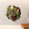 Grape Fairy Decal - Wall Hole Sticker with 3D Effect