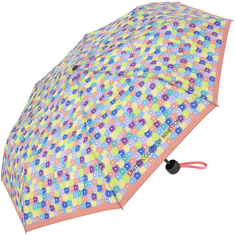 Benetton Pocket Umbrella Super Mini Dots, blooming dots peach, 95
