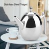 Stainless Steel Teapot Tea Coffee Water Kettle Container with Removable