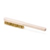 Fine brush, high stocking density, brass wire