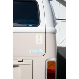 Surfboard Soks-Sticker-Bumper Sticker-Waterproof Sticker-Vinyl Sticker-Decal Sticker-Beach-Ocean-Surfing-Surf-Laptop-Water Bottle-Widows-Cars-Positive Affirmation Sticker-Be Who You are