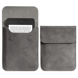 TiMOVO 6 Inch Tablet Sleeve for All-New Kindle 2022/2019, Kindle Paperwhite 6.8 Inch, Kindle Voyage, Kindle 8th Gen 2016, Kindle Touch, Kindle 4/5, Magnetic Closure Protective Pouch Bag, Space Gray