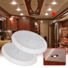 dreamrefit Pair Roof Ceiling Dome Light Lamp White LED Oval