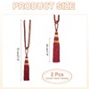 PATIKIL Curtain Tassel Tiebacks, 2 Pack 28" Gourd Shape Curtain