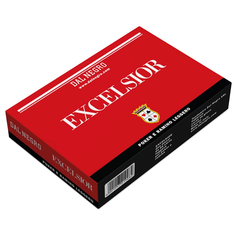 Dal Negro - 21008 Ramino Excelsior Doppel, Spielkarten.
