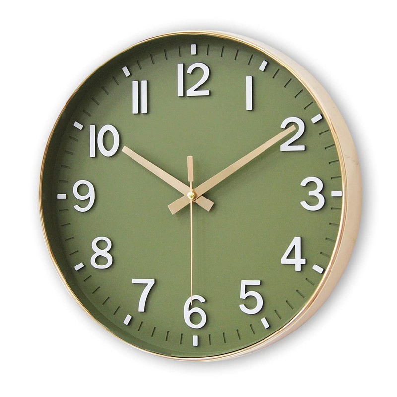 HZDHCLH Wall Clocks Battery Operated,12 inch Silent Non Ticking Modern