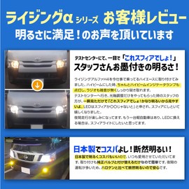 Sphere Light LED Vehicle Fog Light SRACH11D, Made in Japan, Rising Alpha H8 / H11 / H16, Dual Color (2-Color Switching), 3,600 lm, Noise Suppression, Road Transport Vehicle Act Inspection Compliant