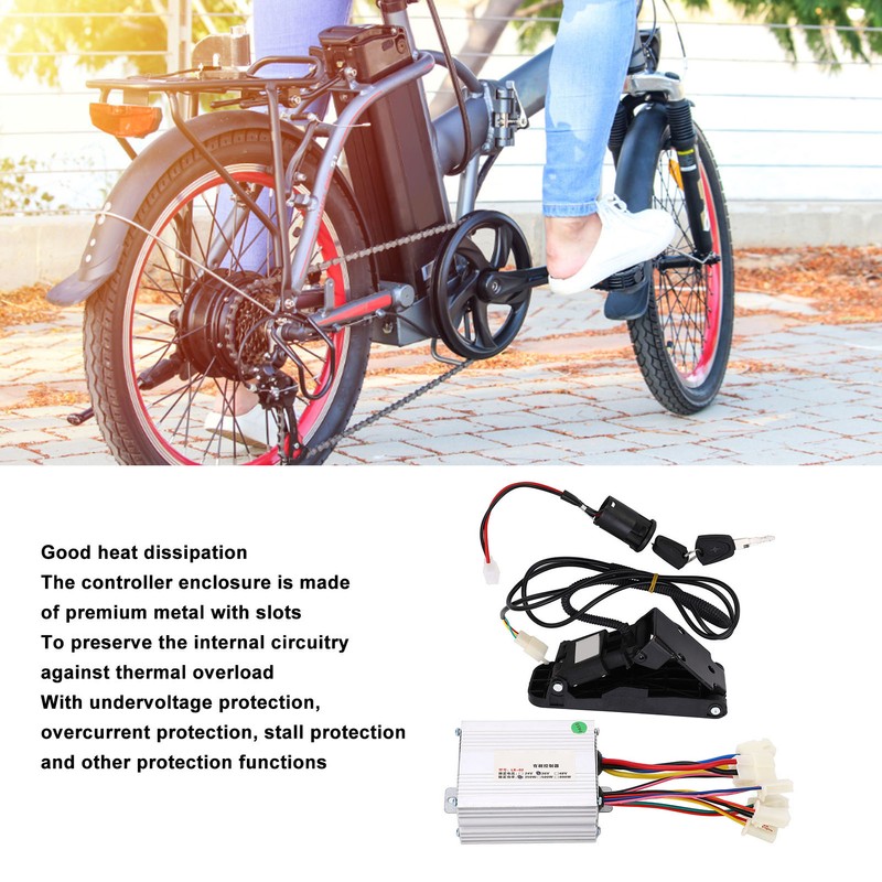 Electric Tricycle Controller Pedal Accelerator Kit Lithium Battery Electric Tricycle
