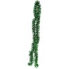 POFET 5pcs Green Tinsel Garland 2M Metallic Glitter Hanging Decoration