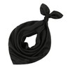 RIIQIICHY Womens Head Hair Scarf Black Like Satin Silk Scarf