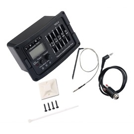 AIXXCUVQ TEQ-5 Band Guitar Preamp with Tuner Piezo Pickup Enhanced Performance Volume Control