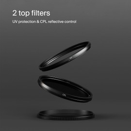 Urth 39mm 2-in-1 Lens Filter Kit (Plus+) - UV, Circular Polarizing (CPL), Multi-Coated Optical Glass, Ultra-Slim Camera Lens Filters