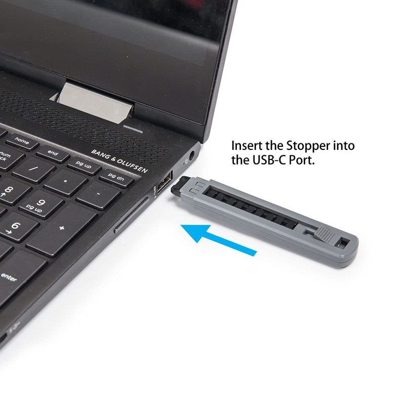 6 Piece USB Type A Port Secruity Blocker with Removal