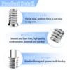 Pack of 100 Threaded Insert Wood, M6 x 20 Screw