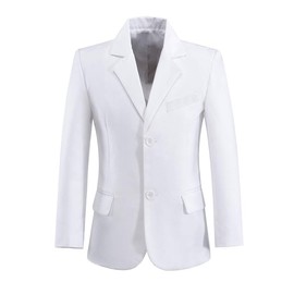 Blazer for Boys Suits First Communion Coat Dress Outfit White Size 14