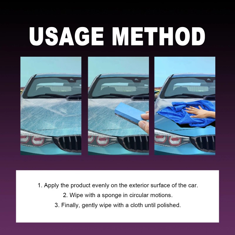 Rayhong Coating Paste 3 In 1, Car Cleaning Decontamination Scratches