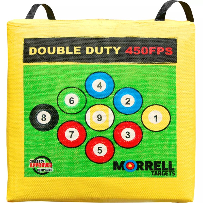 Morrell Double Duty Archery Target Crossbow Compatible | 4 Sided