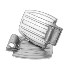 Minkissy 1 Pair Wheelchair Footrest Accessories Wheelchair Footplates for Elderly Sturdy Metal Footrest Pad