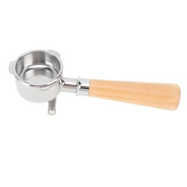 54mm Coffee Portafilter Stainless Steel Portafilter Replacement Parts 2 Spout Splitter for 870 880 Coffee Machine Accessories A2 Beech