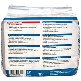 Trixie Nappies for Males, s-m