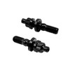 RISON-Titanium M8x1.25x55mm Titanium Exhaust Manifold Stud Kit Black GR5 Titanium