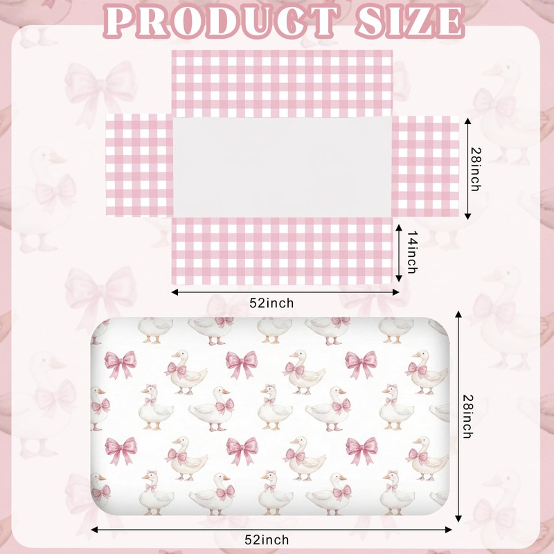 3 Pcs Bear Crib Bedding Set Nursery,Pink,Silly Goose