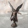 Ascending Saint Michael Archangel Statue 11-inch