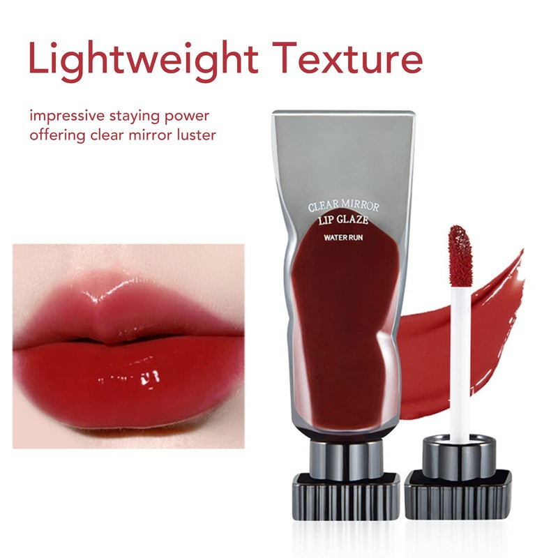 Water Lip Glaze High Gloss Moisturising Sexy Red Lip Tint
