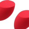 T4B KashŌki Raindrop Medium Red and Teardrop Makeup Sponge for