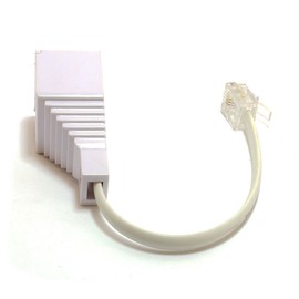 kenable kenable RJ11 4 Wire to BT Telephone Female Socket US to UK Adapter 6P4C 10cm