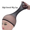 Rise World Wig, Wig Cap, Dedicated Net, Black, Easy to