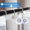 WellColor Extra Wide Shower Curtain Liner 108 x 72, Waterproof