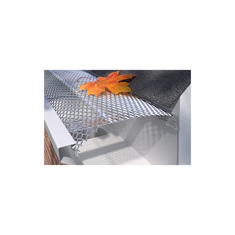 E-Z-Quick Aluminum Mesh Gutter Guards (for 6" Gutters) - Covers