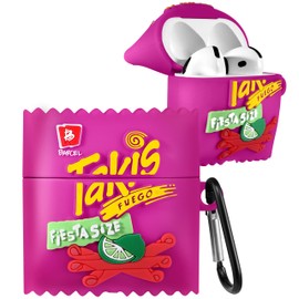 Toyuma for AirPods 4 Case 2024 Cute Kawaii Cartoon - Funny 3D Soft Silicone Case Cover with Keychain for Women Girls Teens Protective Case for Air pods 4, Purple