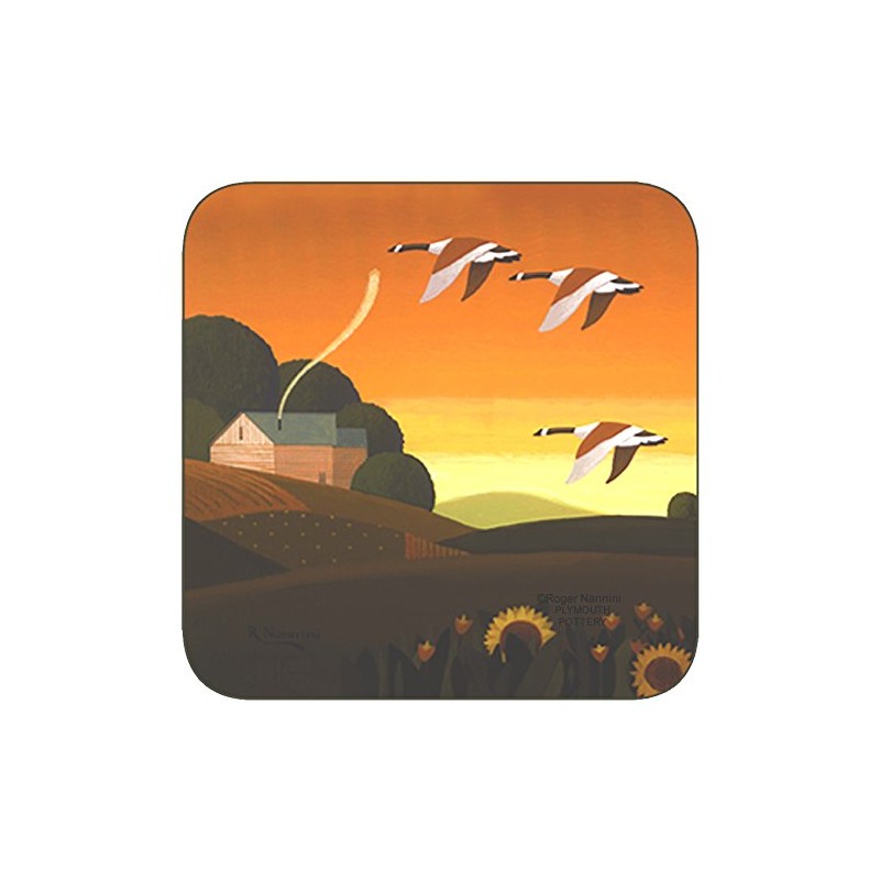 Plymouth Sommer Gold Untersetzer – Set von 6