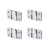Flush Mount Brackets, Concealed Headboard Wall Fixings Brackets, Stainless Steel