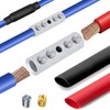 BAALA 4 Gauge Wire Butt Connectors Kit Pure Brass, 6PCS