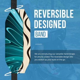 Switchbands Universal Phone Grip Strap | Cell Phone Strap with Finger Loop | Phone Loop for Enhanced Grip | Phone Grip for Phone Cases | Comfortable Wireless Charging Support - Ember Elegance