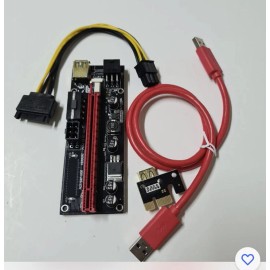 VONKY PCI-E Riser Board 1X to 16X GPU Extender Riser Card PCI-E USB 3.0 GPU