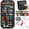 72 Piezas Kit de Costura, Costurero Portátil con Accesorios Completos,