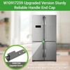 W10917259 Refrigerator Door Handle End Cap 2-Pack, Compatible with Whirlpool