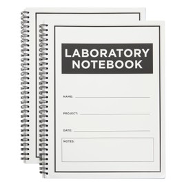 Bright Creations Carbonless Laboratory Notebook with 100 Sheets, Engineering Paper (8.5x11 In, 2 Pack)