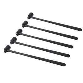 Plum Blossom Dermal Hammer, Stainless Steel Single End 5PCS ABS Handle Dermal Needle Hammer for Industry