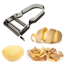 Peeler Peeler Vegetable Fruit Peeler - Peeler Peeler - Potato Peeler - Dishwasher Safe (Stainless Steel)