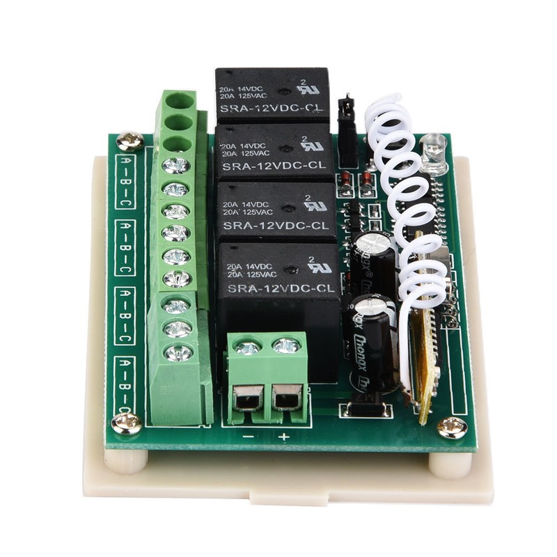 12V 433MHz Wireless Remote Control Switch Relay Receiver RF Transmitter