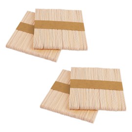 200pcs 11.4 x 1 Small Ice Ball Sticks Smooth Wooden Stick Suitable for Homemade Desserts and Creative Crafts