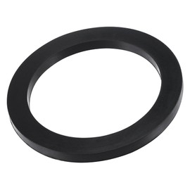 sourcing map Nitrile Rubber Flat Washer 3 Inch DN80 Gasket for Wrench Type Quick Connector, Black Pack of 5